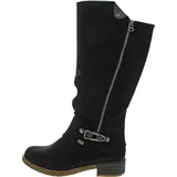 Rieker Damen Schaftstiefel in Schwarz, Größe 38 / Schwarz - 38