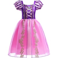 Lito Angels Prinzessin Rapunzel Kostüm Kleid Verkleidung für Kinder Mädchen Größe 8 Jahre 128, Lila