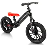 Qplay - Laufrad RACER AIR schwarz/rot - Schwarz/Rot