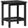 vidaXL Beistelltisch Schwarz 38 x 38 x 46 cm Polyethylen, Garten und Terrasse, moderner Tisch, quadratisch, wetterfeste Möbel, platzsparendes Design