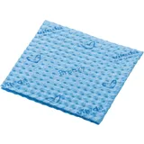 Vileda Breazy Blau, Mikrofasertuch mit Novolon-Technologie, Patentierte 3D-Wellenstruktur, 25 Stück, HACCP-Farbcodierung, Professionelle Reinigung