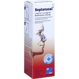 TAD Pharma Septanasal 1 mg/ml + 50 mg/ml Nasenspray