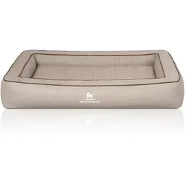 Knuffelwuff Hundebett Montego XXL 120 x 100 cm grau