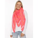 Zwillingsherz Dreieckstuch Luxus Grafik orange/rosa