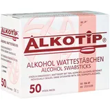 ALKOTIP Alkoholwischstäbchen mit grossem Wattekopf, Ø 10 x 100 mm 50 Stück