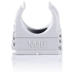 OBO Bettermann Quick-Klemmschelle M16 grau 100 Stück