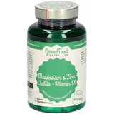 GreenFood Nutrition Magnesium und Zink Chelate + Vitamin D3 Kapseln 90 St.
