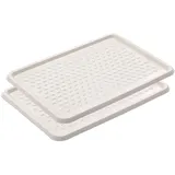 branq home essential BranQ - Home essential BranQ Schuhablage aus Kunststoff, PP, Creme, 2-pcs, 5901098048408, 2-pcs.