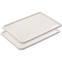 branq home essential BranQ - Home essential BranQ Schuhablage aus Kunststoff, PP, Creme, 2-pcs, 5901098048408, 2-pcs.