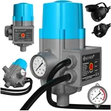 Kesser Druckschalter mit Baranzeige 10 bar blau/grau