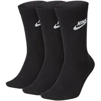 Nike Sportswear Everyday Essential Crew-Socken Black/White 34-38