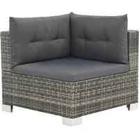 vidaXL Garten-Lounge-Set grau 44426