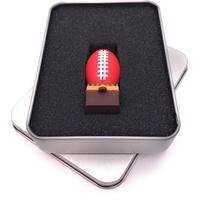 Onwomania Football Stehend Touchdown USB Stick in Alu Geschenkbox 32 GB USB 3.0