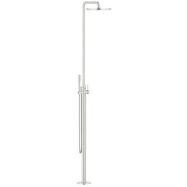 Grohe Essence freistehend Duschsystem SuperSteel (23741DC1)