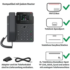 GEQUDIO GA-3 Telefon mit Anrufbeantworter