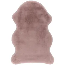 Kayoom Hochflor-Teppich KAYOOM "Cosy Sheepskin 525", puderrosa, B:60cm H:25mm L:90cm, Polyester, Teppiche, Fell Kannichen Haptik, weich kuschelig