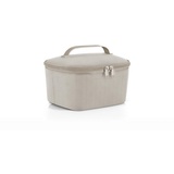 Reisenthel coolerbag S pocket Kühltasche mit Obermaterial aus recycelten PET-Flaschen Ideal für das Mittagessen unterwegs, Couleur:herringbone sand