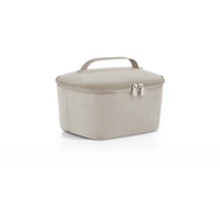 Reisenthel coolerbag S pocket Kühltasche mit Obermaterial aus recycelten PET-Flaschen Ideal für das Mittagessen unterwegs, Couleur:herringbone sand