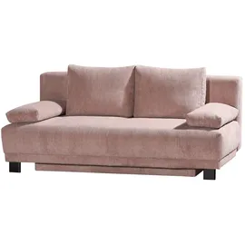 Sofa.de Schlafsofa aus Cord Luna ¦ rosa/pink ¦ Maße (cm): B: 200 H: 89 T: 96