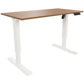 BISLEY Schreibtisch E-StarterTech Walnuss / Weiß