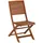 gardenson Bali Klappsessel 47 x 89 x 62 cm natur 2 St.