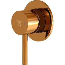 Steinberg Serie 100 Wannen-/Brausearmatur Unterputz-Einhebelmischer für 1 Verbraucher Rose Gold 1002250RG