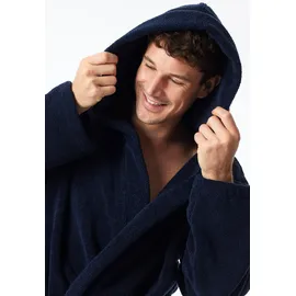 SCHIESSER Essentials Bademantel Blau L