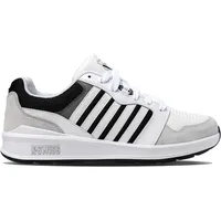 K-Swiss Herren Rival Sneaker, White/Black/Lunar Rock, 41.5 EU