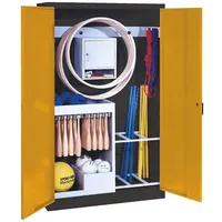 C+P Sportgeräteschrank mit Vollblech-Flügeltüren (Typ 1), HxBxT 195x120x50 cm,