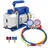 Vevor 3CFM Leere einstufige Vakuumpumpe, 1/4HP Vakuumpumpe 2-Wege Unterdruckpumpe Klimaanlage, 220V Vakuumpumpe Unterdruckpumpe
