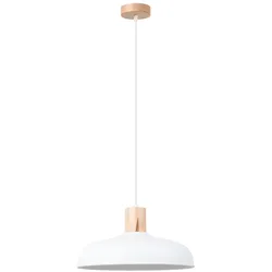 SOLLUX LIGHTING Pendelleuchte "Pendelleuchte INDY Weiß", weiß, H: 120cm, Lampen, diffuses Licht nach unten