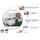 Collection AB Wohnlandschaft Polyester U-Form 3-Sitzer Grau