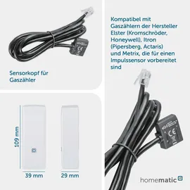 eQ-3 Homematic IP Schnittstelle für Gaszähler HmIP-ESI-GAS