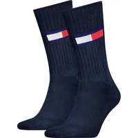 Tommy Hilfiger »TH UNI TJ Flag Socks 2P Marine Gr. 35/38