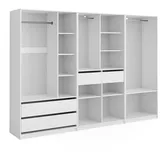 Vicco Kleiderschrank Elmo 100 x 200 x 50 cm Weiß