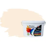 RyFo Colors Silikonharz Fassadenfarbe Lotuseffekt Trend Weißtöne Cremabeige 10l - bunte Fassadenfarbe, weitere Weiß Farbtöne und Größen erhältlich, Deckkraft Klasse 1