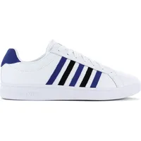 K-Swiss Classic Court Tiebreak Leather - Herren Sneakers Schuhe Weiß 07011-984 , Größe: EU 40 - Weiß