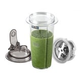 OmniBlend Smoothie-Maker OmniBlend Mix&Go Set (Trinkbecher/Mixer Adapter) für OmniBlend Mixer, 1200,00 W, 6-Klingensystem weiß