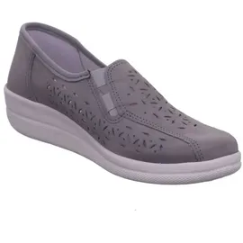 LONGO Komfort Slipper Damen Grau 42