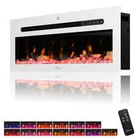 Tronitechnik Wandkamin Panorama Weiß