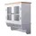 DESIGN DELIGHTS WANDSCHRANK weiß, Holzwerkstoff, 71x74x31 cm, Wohnzimmer, Wohnwände, Hängeelemente