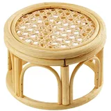 Rattan-Pflanzenständer, klein, Boho-Rattan-Geflecht, runder Pflanzenständer, für den Innenbereich, dekoratives Blumenregal, Bonsai-Regal, Garten-Pflanzentopf-Erhöhung