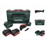 Metabo Metabo, MT 18 LTX BL QSL Akku Multitool 18 V Brushless Starlock Plus + 2x Akku 5,5 Ah + Ladegerät+ metaBOX