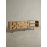 KADIMA DESIGN Lowboard 160x40x51 cm Braun Holz