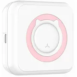 GARRYFIZH Mini Drucker Mini Thermodrucker Minidrucker für den Fotodruck Mini-Drucker, (Unterstützt Bluetooth-Verbindung zu Mobiltelefonen) rosa