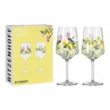 Ritzenhoff & Breker RITZENHOFF Limoncello Hugo-Glas SOMMERTAU 2er-Set F24 je 544 ml