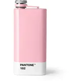 Pantone 16630 Light Pink 182 Flachmann, Edelstahl mit Schraubverschluss, Rostfreier Stahl