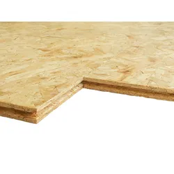 OSB Platten 30 mm, OSB 3, DIN EN 300, SUPERFINISH, 4-seitig Nut + Feder, formaldehydfrei verleimt