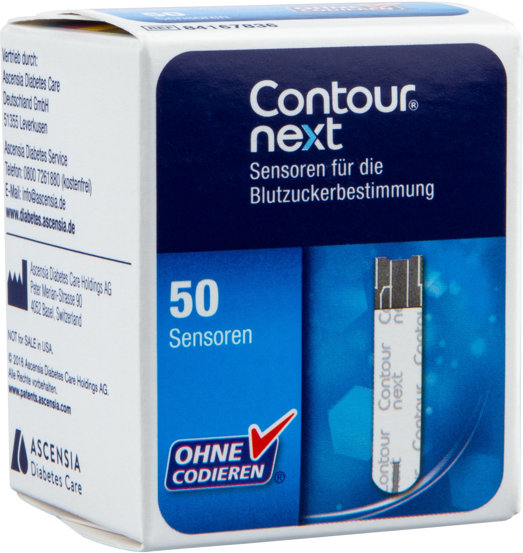 CONTOUR NEXT Sensoren für Blutzuckermessgerät Contour Next 50 Stück
