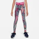 Nike Pro Dri-FIT Training Leggings Mädchen 615 fireberry/fireberry/white XL 156-166 cm